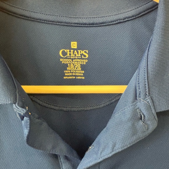 Lot of 2 Boy’s School Polo Shirts in Black & Blue, Size 18/20 - Picture 4 of 6